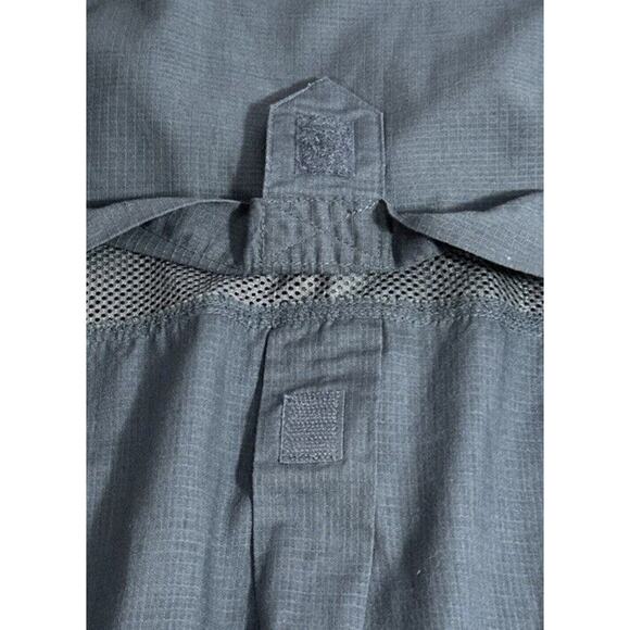 Northwest Territory Mens Long Sleeve Button Up Shirt Size 4XL Navy Pockets - Picture 4 of 9